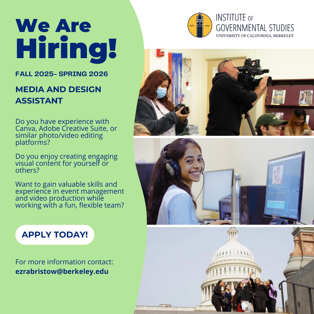 We're Hiring an Events and Media Student Assistant! Fall 2025