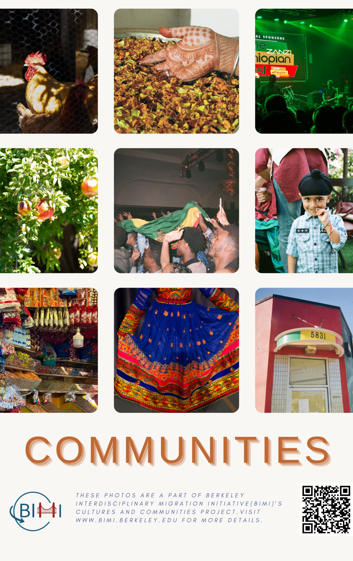 UC Berkeley Interdisciplinary Migration Initiative, Cultures and Communities Project (BCCP).