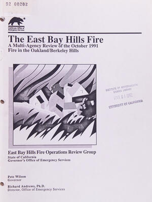 The East Bay hills fire