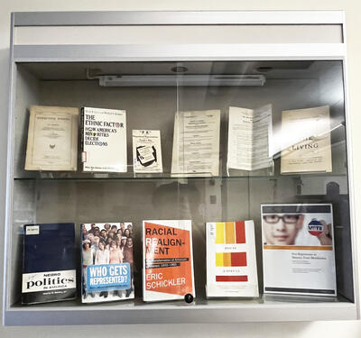 Photo of display case in IGSL