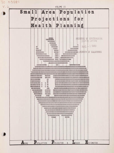 Small Area Projections Small Area Projections